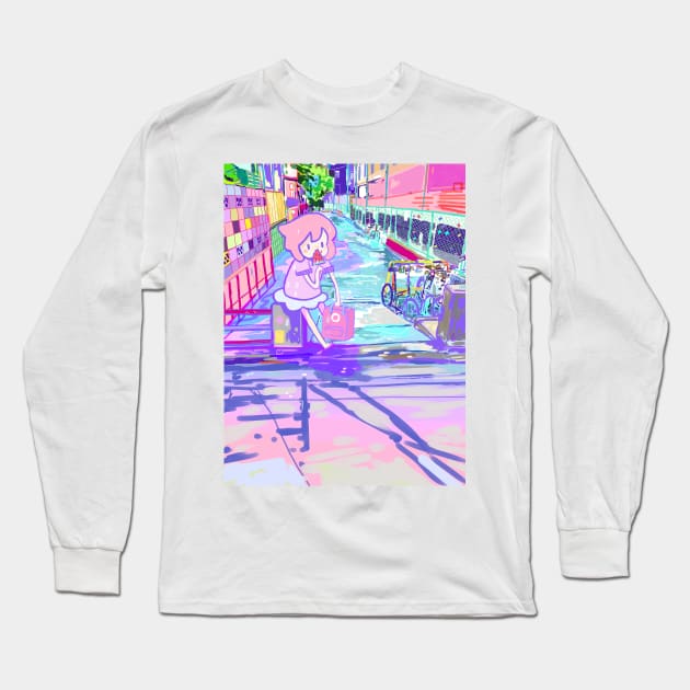 Watermelon Long Sleeve T-Shirt by kurilord